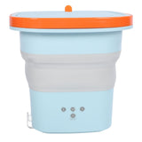 Portable Washing Machine 6L TPR Negative Ion Foldable Mini Laundry Bucket Washer for RV Travel Apartment