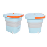 Portable Washing Machine 6L TPR Negative Ion Foldable Mini Laundry Bucket Washer for RV Travel Apartment