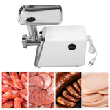 Small Household Electric Meat Grinder Sausage Maker Heavy Duty Meat Mincer Standard Stainless Steel Knife Mesh
