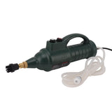 Handheld Steam Cleaner High Temperature Pressurized 2500W with 3 Brush Heads 2 Nozzles Intelligent Operation Steam Cleaning Machine Military Green EU Plug 220V