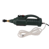 Handheld Steam Cleaner High Temperature Pressurized 2500W with 3 Brush Heads 2 Nozzles Intelligent Operation Steam Cleaning Machine Military Green EU Plug 220V