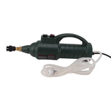 Handheld Steam Cleaner High Temperature Pressurized 2500W with 3 Brush Heads 2 Nozzles Intelligent Operation Steam Cleaning Machine Military Green EU Plug 220V
