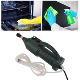 Handheld Steam Cleaner High Temperature Pressurized 2500W with 3 Brush Heads 2 Nozzles Intelligent Operation Steam Cleaning Machine Military Green EU Plug 220V