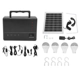 Portable Power Station 5000mAh Outdoor Solar Generator Power Bank for Camping Travel Party Emergency