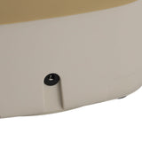 9L Folding Washing Machine Mini Portable Washing Machine Underwear Bucket Washer for Household Dormitory 100‑240V Khaki EU Plug In Australia - Darrahopens