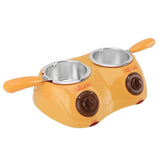 Chocolate Melting Pot Chocolate Melter with 2 Boiler Tools Stainless Steel Electric Fondue Pot for Cheese Candy
