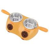 Chocolate Melting Pot Chocolate Melter with 2 Boiler Tools Stainless Steel Electric Fondue Pot for Cheese Candy