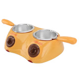 Chocolate Melting Pot Chocolate Melter with 2 Boiler Tools Stainless Steel Electric Fondue Pot for Cheese Candy
