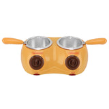Chocolate Melting Pot Chocolate Melter with 2 Boiler Tools Stainless Steel Electric Fondue Pot for Cheese Candy