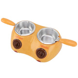 Chocolate Melting Pot Chocolate Melter with 2 Boiler Tools Stainless Steel Electric Fondue Pot for Cheese Candy