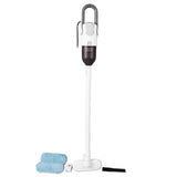 Corded Stick Hand Vacuum Steamless Multi Purpose Lightweight Handheld Vacuum Cleaner Floor Cleaner with Water Tank Plug in White UK Plug 220V