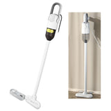 Corded Stick Hand Vacuum Steamless Multi Purpose Lightweight Handheld Vacuum Cleaner Floor Cleaner with Water Tank Plug in White UK Plug 220V