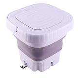 Portable Washing Machine 11L ABS PP Automatic Mini Foldable Bucket Washer with Drainage Pipe for RV Travel Apartment