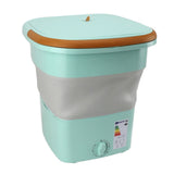 16L Portable Washing Machine with Soft Spin Function Drain Pipe 65W Fully Automatic Portable Washer for Underwear Baby Clothes