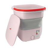 16L Portable Washing Machine with Soft Spin Function Drain Pipe 65W Fully Automatic Portable Washer for Underwear Baby Clothes In Australia - Darrahopens