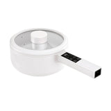 Electric Hot Pot Multifunction Adjustable Temperature Ceramic Coating Electric Stir Fry Cooker for Home
