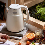 Electric Kettle 1.5L Large Capacity Double Layered Automatic Shutdown Hot Water Boiler Tea Kettle Pot Stainless Steel Interior