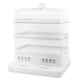 Multifunctional Food Steam Cooker 24L Large Capacity Timing Electric Food Vegetable Steam Cooker Translucency