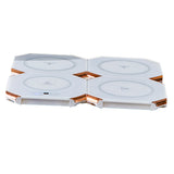 Food Warmer Plate Temperature Adjustment Folding Electric Food Warming Tray for Home Camping