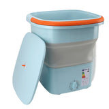 Portable Washing Machine Multifunction Full Automatic High Efficiency Foldable Washing Machine for Home Travel Apartment Dormitory Hotel 11.5L Blue AU Plug 220V