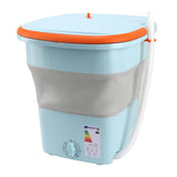 Portable Washing Machine Multifunction Full Automatic High Efficiency Foldable Washing Machine for Home Travel Apartment Dormitory Hotel 11.5L Blue AU Plug 220V