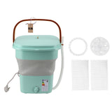 Portable Washing Machine Multifunction Full Automatic High Efficiency Foldable Washing Machine for Home Travel Apartment Dormitory Hotel 11.5L Green AU Plug 220V In Australia - Darrahopens