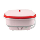 Portable Washing Machine Multifunction Full Automatic High Efficiency Foldable Washing Machine for Home Travel Apartment Dormitory Hotel 11.5L Pink EU Plug 220V
