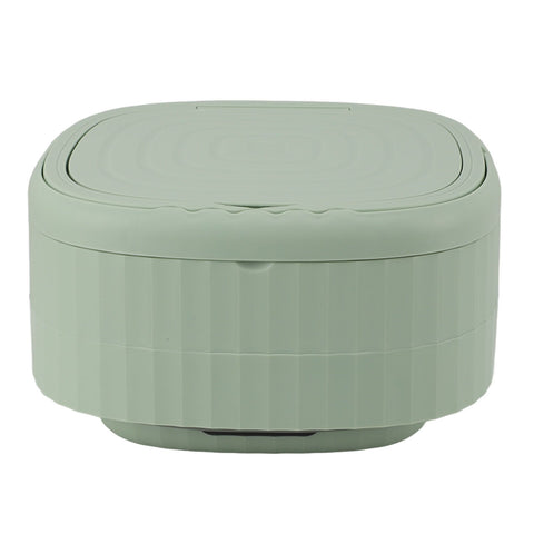 Portable Washing Machine 9L 10W Foldable Bucket Washer Low Noise Mini Washer 100‑240V for Underwear RVs Apartment Dorm Camping US Plug Green In Australia - Darrahopens