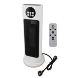 Oscillating Ceramic Tower Space Heater 1500W 70 Degree Wide Angle Noiseless Indoor Electric Space Heater with Remote Control Timer for Home EU Plug 220V