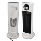 Oscillating Ceramic Tower Space Heater 1500W 70 Degree Wide Angle Noiseless Indoor Electric Space Heater with Remote Control Timer for Home EU Plug 220V