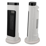 Ceramic Tower Heater 1500W PTC Fast Heating Space Heater with Thermostatic Chip Remote Control 1‑9H Timing 70 Degree Wide Angle EU Plug 220V