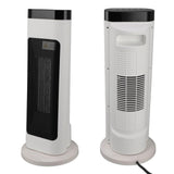 Ceramic Tower Heater 1500W PTC Fast Heating Space Heater with Thermostatic Chip Remote Control 1‑9H Timing 70 Degree Wide Angle UK Plug 220V