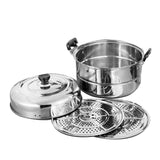 Thickened Stainless Steel Steam Pot Multi Layer Multipurpose Large Stock Cooking Pot for Induction Cooker Gas Stove In Australia - Darrahopens