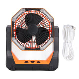 Camping Fan Portable Outdoor Battery Operated Rechargeable Tent Fan with Light and Hook for Picnic Barbecue Fishing Travel In Australia - Darrahopens