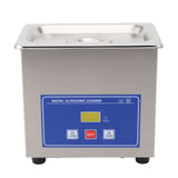 Ultrasound Cleaner Stainless Steel 600ml Ultrasound Jewelry Cleaner for Eyeglasses Rings Earrings Coins Dentures Laboratory Tools US Plug 110V