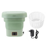 9L Portable Washing Machine Foldable Small Laundry Machine Automatic Baby Underwear Washing Machine for Dormitory