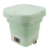 9L Portable Washing Machine Foldable Small Laundry Machine Automatic Baby Underwear Washing Machine for Dormitory