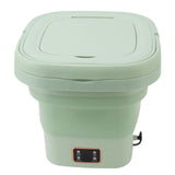 9L Portable Washing Machine Foldable Small Laundry Machine Automatic Baby Underwear Washing Machine for Dormitory