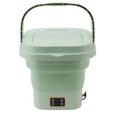 9L Portable Washing Machine Foldable Small Laundry Machine Automatic Baby Underwear Washing Machine for Dormitory