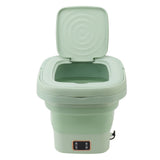 9L Portable Washing Machine Foldable Small Laundry Machine Automatic Baby Underwear Washing Machine for Dormitory