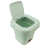 9L Portable Washing Machine Foldable Small Laundry Machine Automatic Baby Underwear Washing Machine for Dormitory