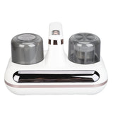 Bed Vacuum Cleaner UV Cordless Strong Suction Handheld Mite Remover Mattress Cleaner with Humidity Display for Pillows Sheets Sofa Plush Toys White In Australia - Darrahopens