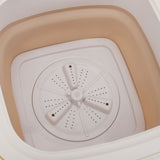 Mini Foldable Washer 60W 10L Capacity IPX4 Waterproof Portable Washing Machine for Dorm Travel