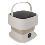 Mini Foldable Washer 60W 10L Capacity IPX4 Waterproof Portable Washing Machine for Dorm Travel