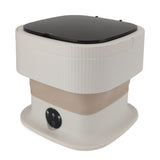 Mini Foldable Washer 60W 10L Capacity IPX4 Waterproof Portable Washing Machine for Dorm Travel