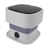 Mini Foldable Washer 60W 10L Capacity IPX4 Waterproof Portable Washing Machine for Dorm Travel