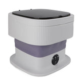 Mini Foldable Washer 60W 10L Capacity IPX4 Waterproof Portable Washing Machine for Dorm Travel