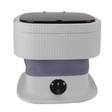 Mini Foldable Washer 60W 10L Capacity IPX4 Waterproof Portable Washing Machine for Dorm Travel