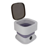 Mini Foldable Washer 60W 10L Capacity IPX4 Waterproof Portable Washing Machine for Dorm Travel