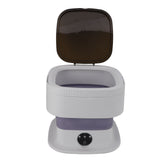 Mini Foldable Washer 60W 10L Capacity IPX4 Waterproof Portable Washing Machine for Dorm Travel